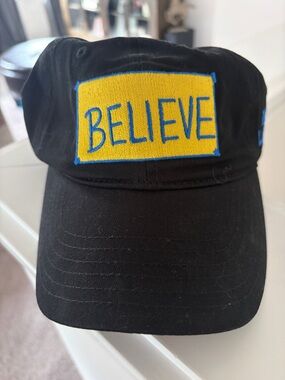 Ted Lasso 'Believe' Embroidered Baseball Cap - Yellow Patch